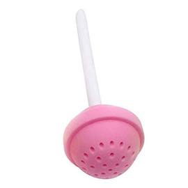 Lollipop Tea Infuser Strainer by estea with Project Simple Shelter | Filter Diffuser Loose Tea Leaves | Strainer for Herbs and Herbal Remedies | Great for Green Tea | Herbal | Fruit Infuser | Pink