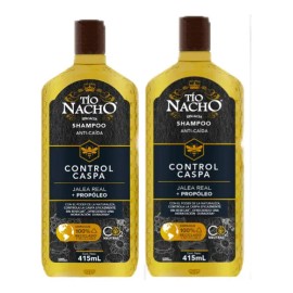 2 Pzas Shampoo Tio Nacho Control Caspa Jalea Real Y Propoleo                                                                                          