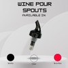 Wine-by-the-Glass 3 oz Portion Spouts with Smoke Top – Pack