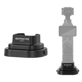Osmo Pocket 4 3 Mount Base, Anti-Slip, Charging Stand, Suitable for Tabletop/Ground/Cars, For Fixed Point Shooting, Charging Port, Plastic, Osmo Pocket 4, Fixed Bracket, For Vlog Recording, Driving