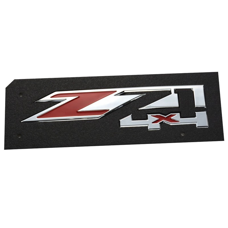 Aimoll 2pcs Z71 4x4 Emblems for GMC Chevy Silverado Sierra