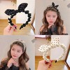 CHUANGZHIJIA Bow Headbands for Women Girls, Pearl, Polka Dot, Rabbit
