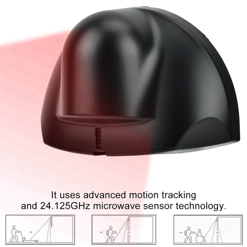 12-24V Universal Wired Microwave Motion Sensor, PIR Motion Sensor Exit