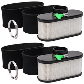 11013-0726 Air Filter for Kawasaki FR651V FR691V FR730V FS600V FS481V FS541V FS600V FS651V FS730V FS691V Engine,Replace 11013-0752 11013-7049 11013-7047 with 11013-7046 Pre Filter (2 pcs)