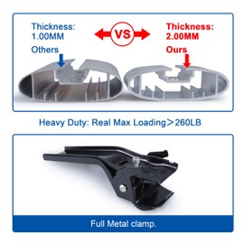 Max Loading 260lb Heavy Duty Lockable Roof Rack Cross Bars Replacement for Subaru Crosstrek 2013-2021 Black Matte with Anti-Theft Locks (ONLY FIT Factory Side Rail)
