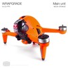 WRAPGRADE for DJI FPV Skin Seal (Neon Orange)