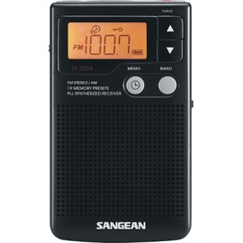 Sangean DT-200X AM/FM Synthesized Pocket Radio