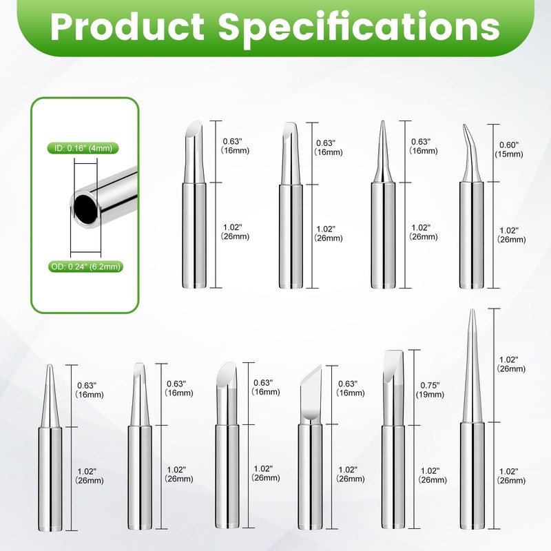 Soldering Tip Cleaning Kit, Includes Tip Tinner Brass Wire, Solder
