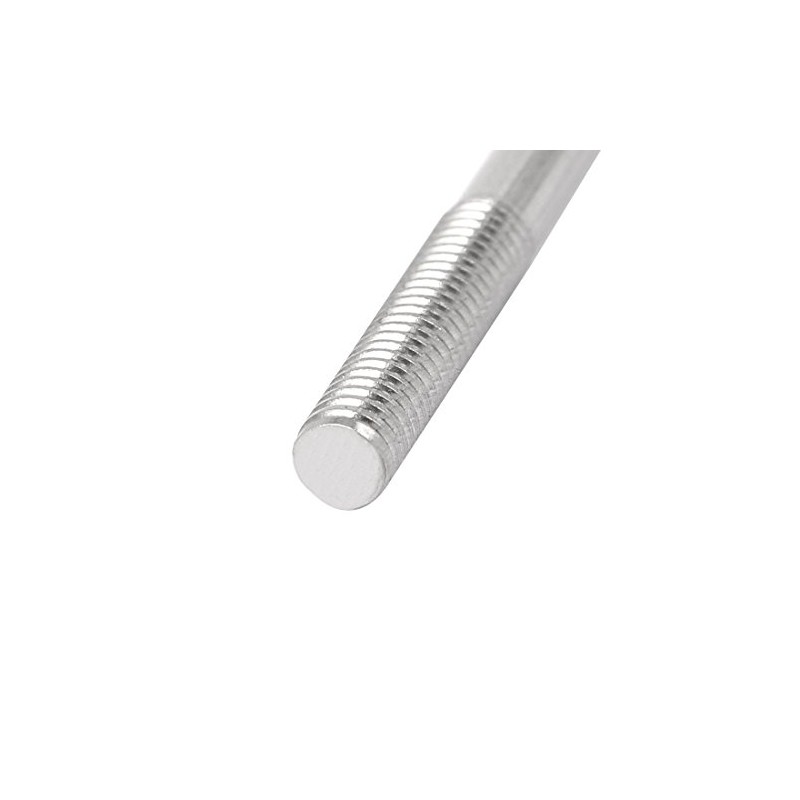 sourcing map Double End Threaded Screw Replacement M5 x 60