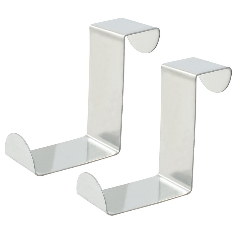 Bivethoi 5 Pcs Over The Door Hooks,Z-Shaped Reversible Sturdy Hanging