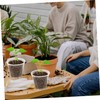 Kisangel Plastic Orchid Pots Set of 10 12cm Outer Diameter