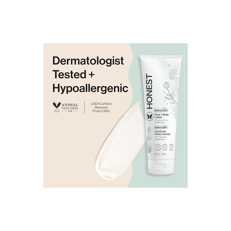 The Honest Co Face Body Lotion, Hydrating (1x8.5 OZ) by
