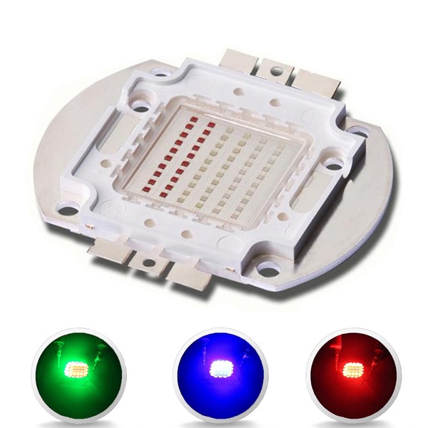 LEDGUHON 1Pcs 60W Cob LED Chip RGB Multicolor High Intensity