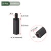 YOKIVE Pack of 30 M3 Spacers Screws Nylon Hexagonal PCB