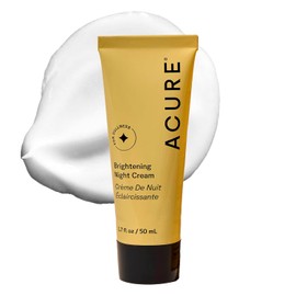Acure | Crema Facial Nocturna | Diseñada para igualar el tono y la textura de la piel mientras duermes, 50 ml