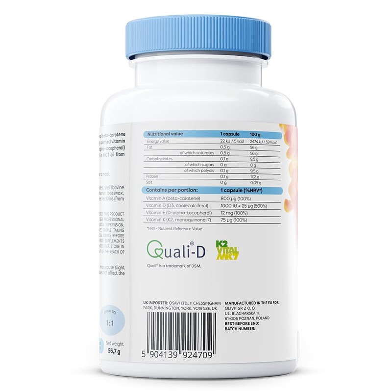 Osavi ADEK Vitamins - 90 softgels