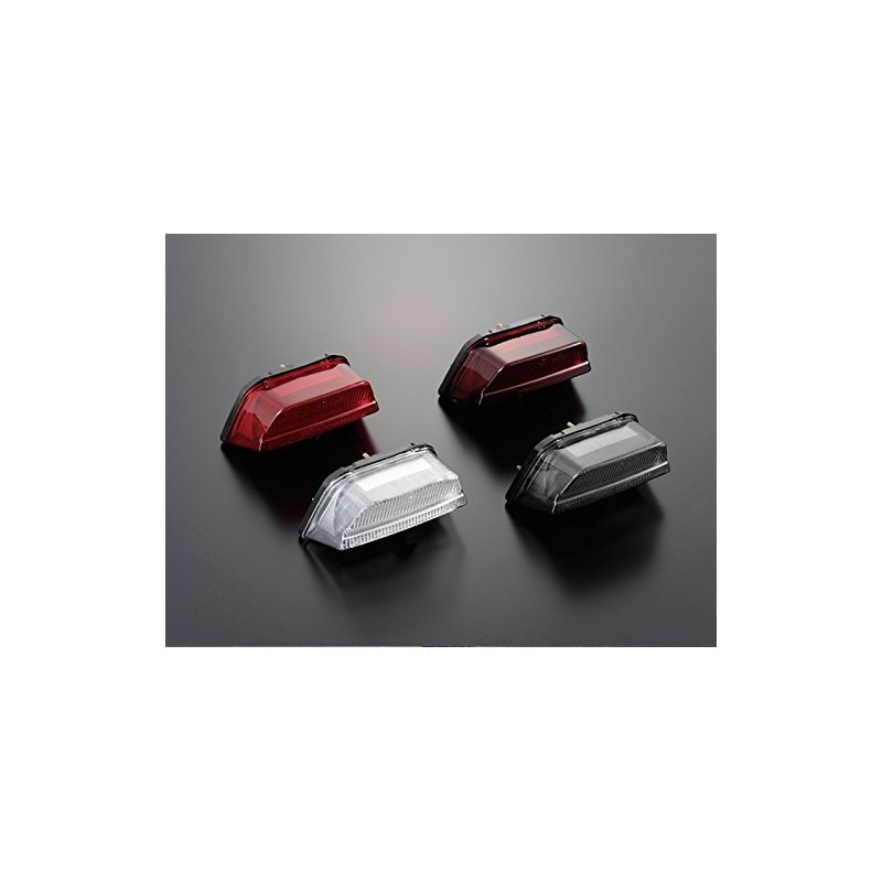 POSH 071090-91 Motorcycle Supplies LED Tail Lamp ZRX400/ZRX1100/ZRX1200(-'08) Clear