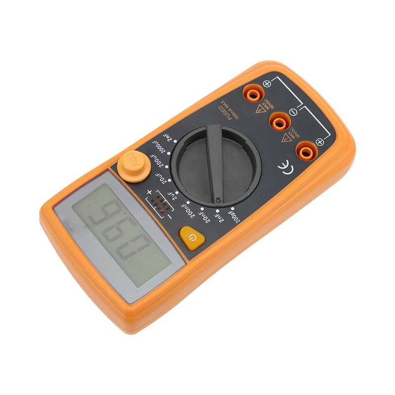 Capacitor Meter Digital Capacitance Tester High Accuracy Test Tool for