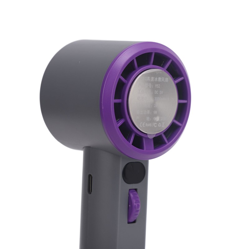 Portable Handheld Turbo Fan USB Rechargeable 14000RPM 100 Speed Quiet