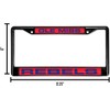 Rico Mississippi Ole Miss Rebels Black Metal License Plate Frame