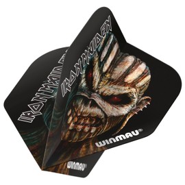 WINMAU Rock Legends Dart Flights - 10 Sets Per Pack (Total 30 Dart Flights) Available in Varying Designs (Iron Maiden, Book Of Souls)