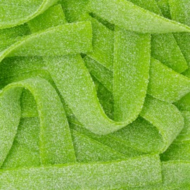 Snacktery Green Apple Sour Belts - St Patricks Day Candy Belts - Vibrant & Tangy Sour Strips - Vegan & Kosher Green Candy for St. Patricks Day Candy Party Favors - 4 Ounce, 2 Pack