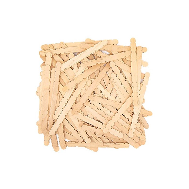 Baker Ross FE332 Natural Wooden Construction Sticks - Pack of