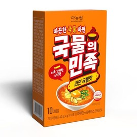 NS Home Shopping 다농원 국물의 민족 라면 국물맛 10개입 x 4개[35096230] Danongwon National Soup Flavor Noodle Soup Flavor 10 Pack x 4 Packs【35096230】