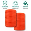 Romeda Romeda Mason Line #18, 500 Ft Orange String, Construction