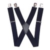 Aulola Men's Braces 50mm Wide Heavy Duty Adjustable Elastic Suspenders