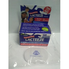 Lacteeze Extra Strength 4000 ALU, with Pill case
