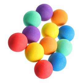 HEMOTON 24pcs Eva Sponge Ball Mini Sponge Balls Elastic Sponge Balls for Finger Exercise Baby Sponge Colorful Play Balls Foam Stress Ball Mini Toy Child Relaxation Ball Portable