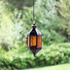 Vela Lanterns 11.5" Hanging Moroccan Decorative Candle Lantern Lamp –
