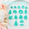 TAINSKY Shell Clay Cutters, Set of 16 Shapes Conch Clay