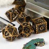 World of Dice - Metal Dice Set - Dragon Siege