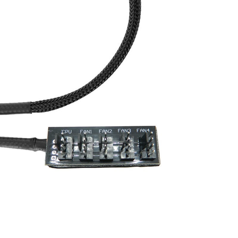 FBHDZVV PWM Fan Hub Splitter 4-Pin/3-Pin pc 5 Way Splitter,