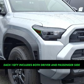 Deliciousticker For 2025 Toyota 4Runner Side Marker Headlight Front Tint Precut Decal Vinyl