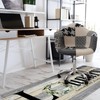 BAOMANYI BAOMANYI Laundry Room Rug Runner, Machine Washable Modern Solid