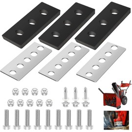 MEEIHUI100% 304Stainless Snow Blower Impeller Modification/Rubber Ki, 3/8inch 3-Blade Universal-Modifies 2-Stage, Repeated and Use Durable in Various Conditions (3)