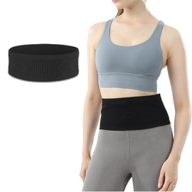 Zcbzbn Multifunktionale Taille Pack, Atmungsaktiv Unsichtbar Gestrickt Taille Pack, Laufen Taille GüRtel, GroßE KapazitäT Elastische Taille Pack, HäLt Handy, SchlüSsel, Karten, Geeignet FüR Laufen, Ra