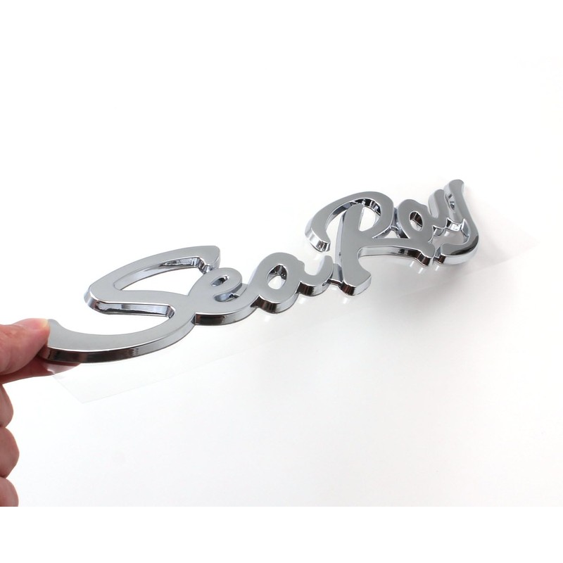1Pc Sea Ray Searay Script Emblem Badge 3D Letters Boat