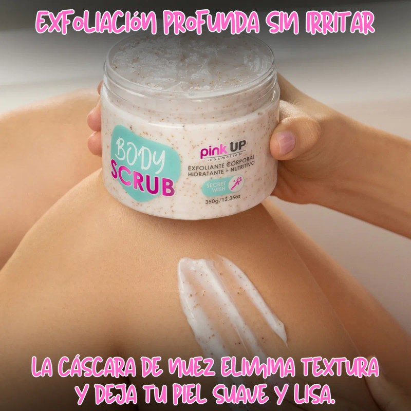 Body Scrub Exfoliante Corporal Hidratación De Piel Pink Up