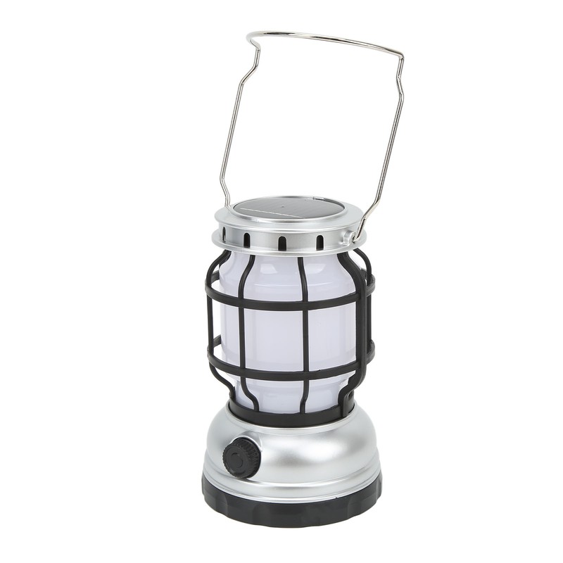 LED Camping Lantern USB Rechargeable Solar Powered Camping Light for
