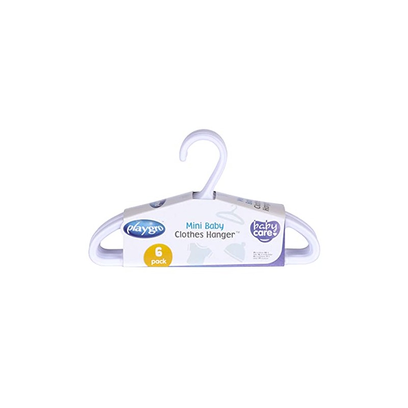 Playrgo Baby Clothes Hangers (Small), 6-Pack