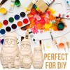 AEVVV Unfinished Christmas Nesting Dolls Blank Set 7 pcs -