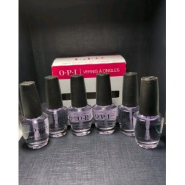OPI Lot of 6 OPI Lacquer Nail Polish -NT T30 Top Coat  0.5oz/ 15mL NTT30