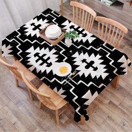 Rectangle Table Cloth,Mexican Tribe Clan Tablecloths Stain Resistance Water Repellent Washable Table Cover Decor for Home Kitchen Dining Party Patio Indoor and Outdoor 60"x 84"