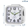 Atrium Seniorenwecker extra deutlich Analog Quarz ohne Ticken große Zahlen
