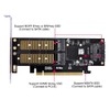 ChenYang M.2 NVME to PCIe 3.0/4.0 X16 ＆ SATA/MSATA SSD