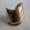 Silver Kyasya Gold Bone Cuff Bangle, Wide, Thin, Thick, Wide,